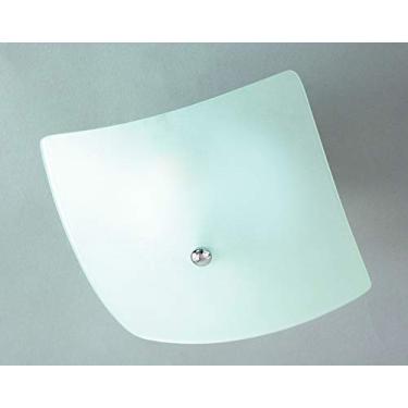 Imagem de Plafon Redondo 2 Lâmpada 100W E27. Pantoja & Carmona. 524. 60 W. Fosco Bivolt