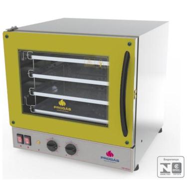 Imagem de Forno Turbo Eletrico Progás Prp-004 G2 4 Assad Fast Oven Amarelo