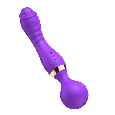 Imagem de Vibrador Feminino Estimulador do Clitóris Masturbação 20 Velocidades Feminina Dildos Recarregáveis Vibrador de Ponto G (Roxo)