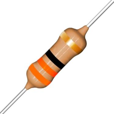 Imagem de Resistor 33R -1/4W-5% Kit com 100 Unidades - Para Eletrônica