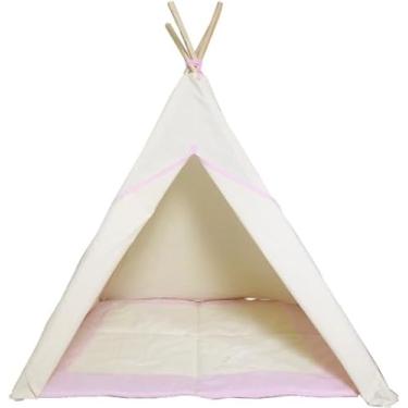 Imagem de Tenda Barraca infantil+tapete acolchoado 135x90x90cm
