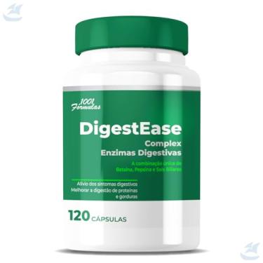 Imagem de Enzimas Digestivas Betaina Pepsina Sais Biliares 120cpas DigestEasy Digestão de Gorduras