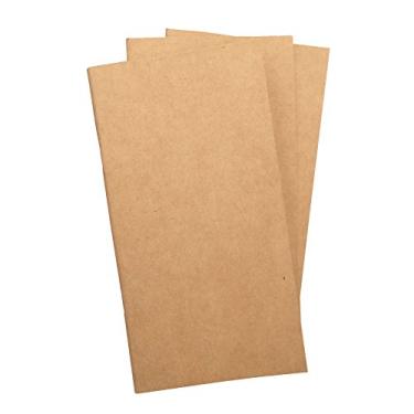 Imagem de newestor Cadernos de viagem – Cadernos de papel em branco para notebook de tamanho padrão, conjunto de 3, total de 192 páginas, 21 x 11 cm