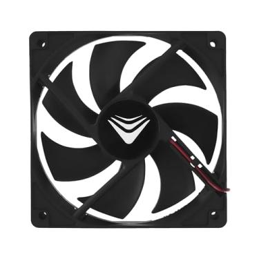 Imagem de COOLER FAN PRETO BLACK SEM LED 120mm 12cm PC GABINETE GAMER Ventoinha EVUS Cooler Fan Evus EV12025FAN (1unidade, 12 cm, preto)