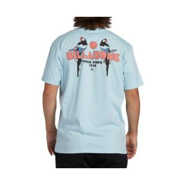 Imagem de Billabong Camiseta masculina estampada de manga curta, Lounge Coastal, GG