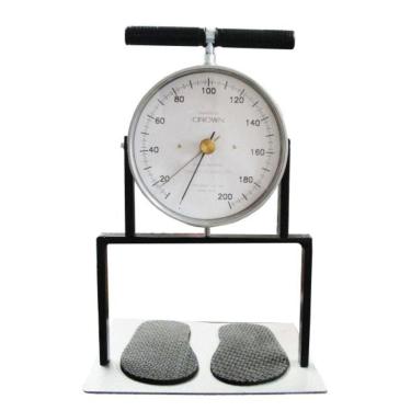 Imagem de Dinamômetro Analógico Circular Faixa 0 A 200Kgf Força Graduação 1Kg Aço Alumínio Dorsal Instrutherm Com Certificado