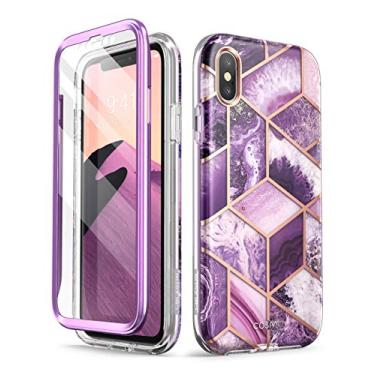 Imagem de Capa Capinha Case I-blason Cosmo iPhone XS Max 2018 Versão, i-Blason Cosmo Capa Protetora para iPhone Xs Max 2018 Versão, Capa de Corpo Inteiro com Protetor de Tela embutido, Capa para Carro, 6,5 polegadas, Ameth