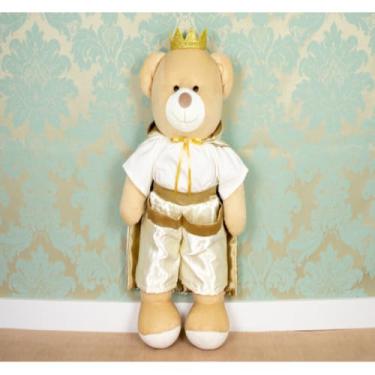 Imagem de URSO DE PELUCIA PRINCIPE COM COROA - PELUCIA PORTA FRALDAS 65 CM (PALHA)