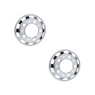 Imagem de Calota Dianteira Ford Cargo Rodoar Speedline Aro 22,5 Par - Bepo