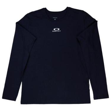 Imagem de Camiseta Oakley Manga Longa LS Bark Tee, Jet black, M