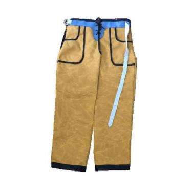 Imagem de Calça Boiadeira Lona Com Tira Couro - G - Alpina