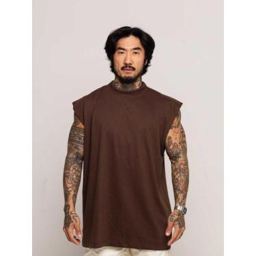 Imagem de Regata Oversized  Premium  - Thpe Store, Marrom, G