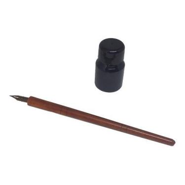 Imagem de Antiga Pena De Caligrafia Joseph Gillott's 404 F +pena +cabo - coisasd