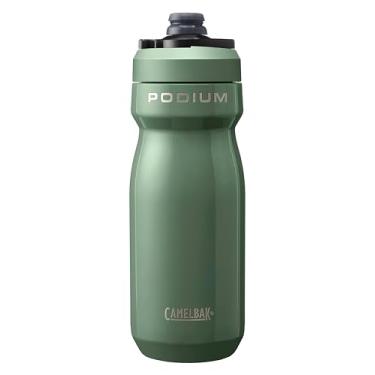 Imagem de CAMELBAK Podium Garrafa de água de aço inoxidável com isolamento a vácuo, 530 ml, design à prova de fugas