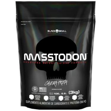 Imagem de Masstodon Black Skull Sabor Refil 3kg - 1, Baunilha