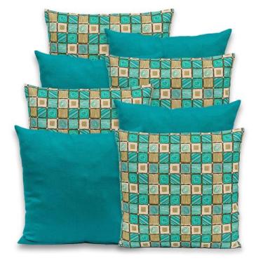 Imagem de Kit 8 Capas de Almofada com Zíper 40cmx40cm Gorgurinho - Dryka Enxovai