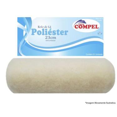 Imagem de Rolo La Poliester Compel 23Cm S/C 1091 Blister