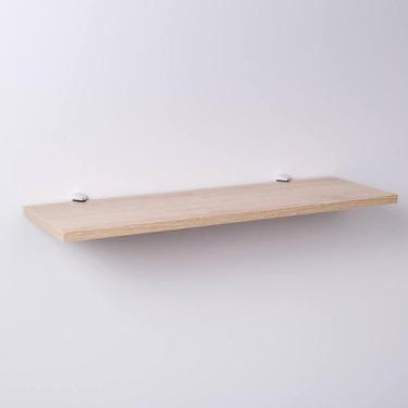 Imagem de Prateleira Cor Carvalho (madeira) 60 X 20cm em MDP Com Suporte Tucano 