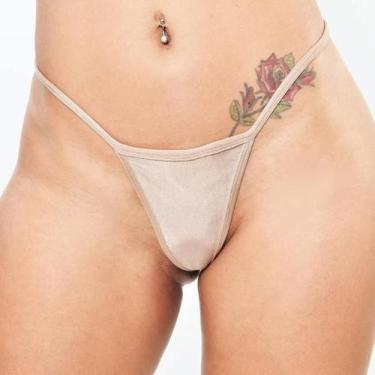 Imagem de Calcinha Fio Dental Mulher Moderna - Fanáticos Por Cintas, Bege, Único