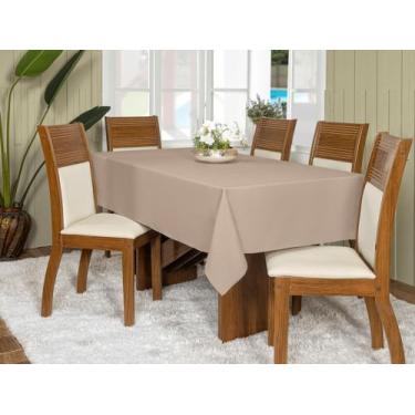 Imagem de Toalha De Mesa Oxford Retangular 2,00x1,45m 6 Lugares - Actual Decor, 