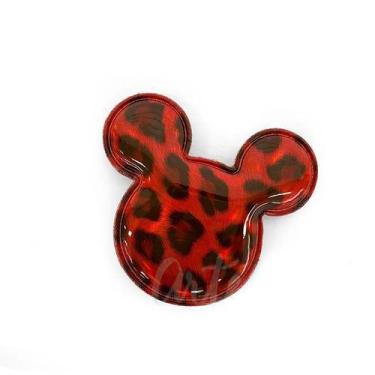 Imagem de Aplique Urso Vermelho Animal Print Decorativo - 2 Un - Artegift - Rizz