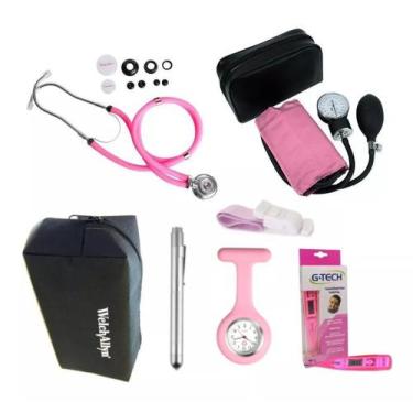 Imagem de Kit Para Estágio Enfermagem E Fisioterapia - Premium,  Rosa