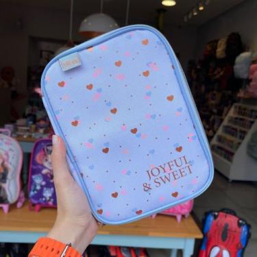 Imagem de Estojo Box Coração 2024 Tilibra, Azul