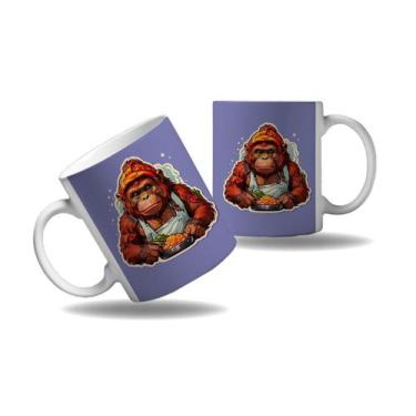 Imagem de Caneca Presente Macacos Cozinheiros Chefes Cozinha Profissão - Enjoy S