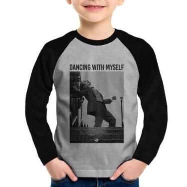 Imagem de Camiseta Raglan Infantil Dancing with myself Manga Longa - Foca na Mod