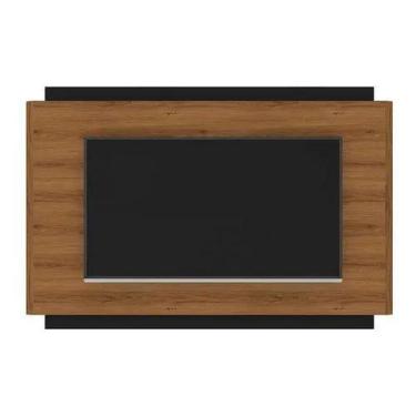 Imagem de Painel para sala channel fabrimóveis nature/preto fosco - village móve