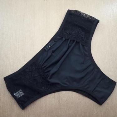 Imagem de Calça Cós Alto Frufru - Minha Calcinha, Preto, GG
