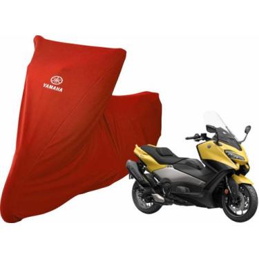 Imagem de Capa De Cobrir Moto T max Yamaha TMAX Não Risca Pintura - Mz, Vermelha