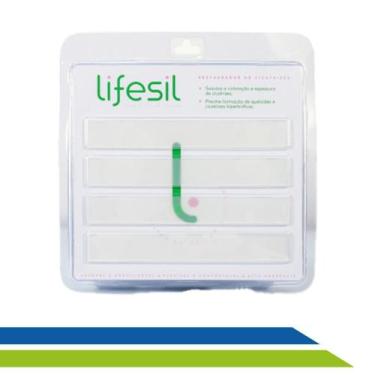 Imagem de Fita de Silicone para Cicatriz e Prevenção de Queloides 15x2cm Lifesil