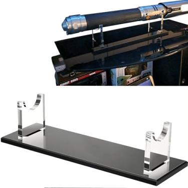 Imagem de WANLIAN Suporte para Sabre de Luz em Acrílico, Suporte para Espada, Suporte Decorativo para Espada (Preto)