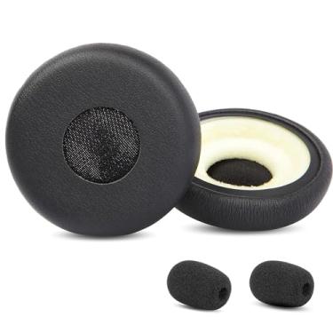 Imagem de ACCOUTA Almofadas auriculares compatíveis com Jabra Evolve 65 UC 65MS / Evolve 20 30 40 65 UC/MS/SE Fones de ouvido de substituição com couro de proteína mais macio e espuma viscoelástica