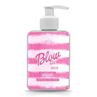 Imagem de Blow Girl Gel Aromatizante Beijável Morango Com Creme 320ml - Hot Flow