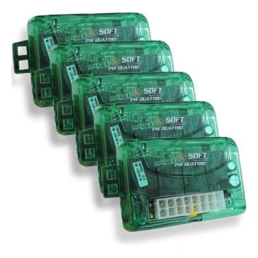 Imagem de Kit 5 Módulos Elevação Vidro Elétrico 4 Portas Pw Quattro - Soft