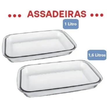 Imagem de Kit 2 Assadeira Travessas Retangular de Vidro - Glasslock
