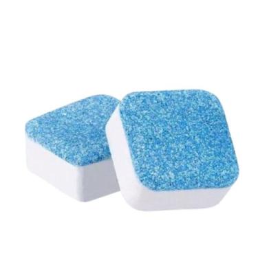 Imagem de 2 Tabletes Pastilhas Higienizar Limpar Máquinas Lava Roupas - Samatec