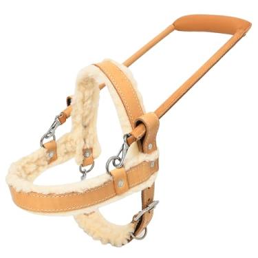 Imagem de Peitoral para cães Light Oil Hilason de couro genuíno com alça de óleo leve