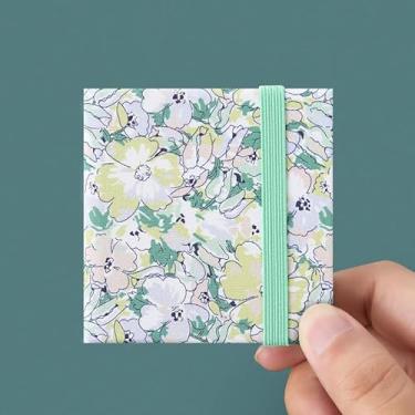 Imagem de SHIDOW Mini caderno de desenho em aquarela, caderno de desenho de aquarela para viagem, capa de tecido quadrada portátil, caderno de desenho em aquarela, 20 folhas de 300 g pequenos papéis de desenho