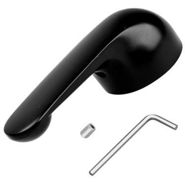 Imagem de Maçaneta de torneira H79 compatível com alavanca de metal única de banheira e chuveiro Delta, substituição de alça de chuveiro preta para torneira de banheira da série Delta 1300/1400, peças de