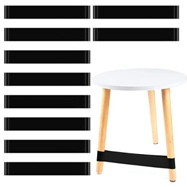 Imagem de ACHENYUANYUAN 10 Pcs Faixas De Cadeira Para Crianças, Assentos Flexíveis, Móveis De Sala De Aula, Faixas De Borracha Para Crianças Com Pés Inquietos, Faixas De Pé Para Cadeiras De Sala De Aula E Mes