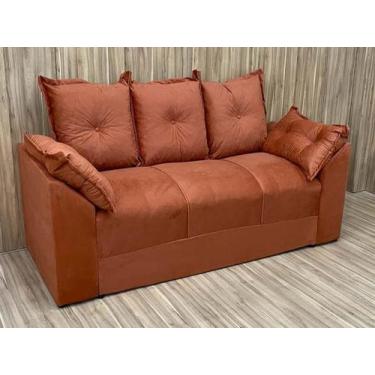 Imagem de Sofá 2 e 3 Lugares Confort Refúgio - Alpoim, Terracota, 3 Lugares