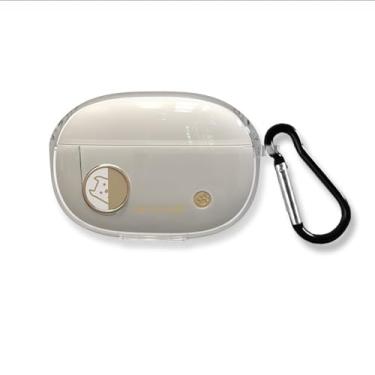 Imagem de Capa protetora transparente para fone de ouvido Bluetooth IKF Pet Clip Bluetooth à prova de quedas, à prova de arranhões, não amarela, capa macia para fone de ouvido