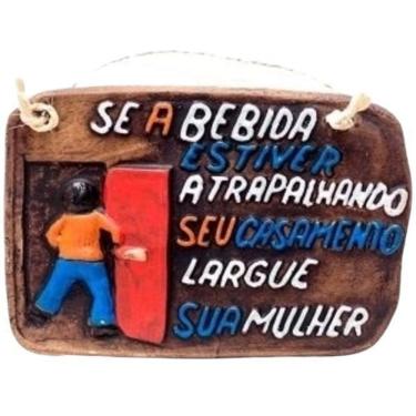 Imagem de Placa De Churrasco Decorativa - Bebida, Casamento E Mulher