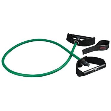 Imagem de SPRI Faixas de resistência Xertube com alças – Todos os cabos de exercícios vendidos separadamente com opção de fixação de âncora de porta de ginástica em casa