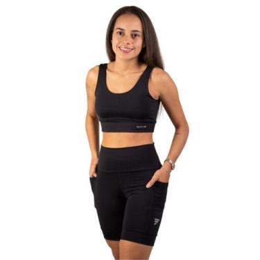 Imagem de Conjunto Bermuda e Top Academia Targ Me Bojo Removível Short Feminino 