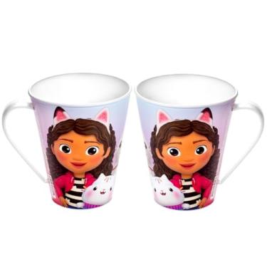 Imagem de 2 Canecas da Casa Mágica Gabby 360ml Estampada Original