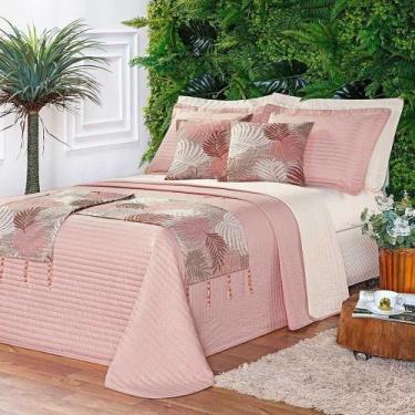 Imagem de Kit Cobre Leito Royale Micropercal Dupla Face King 08 Peças - Casa Sho